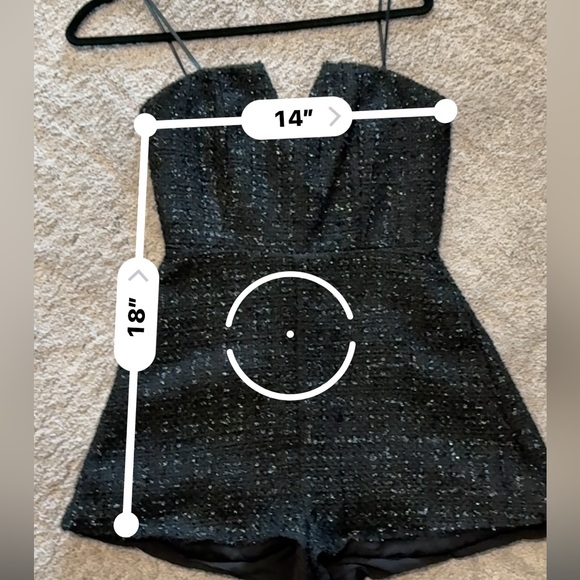 Do+Be black textured romper - Size Small - Picture 8 of 10